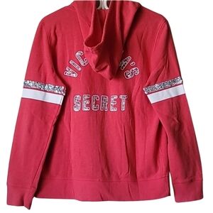 Victoria's Secret Hoodie Sweater Size Medium in Pink